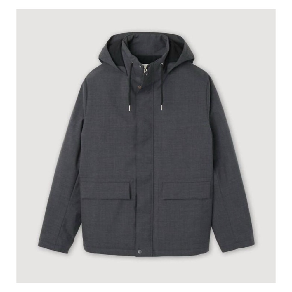Sandro NWT Gray Parka Trench Coat - XXL - $950 !